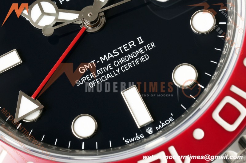 Rolex - GMT II 126710BLRO Pepsi 40mm Gain Weight 904L Oys SS/SS Black WF JH3285 CHS