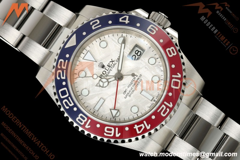 Rolex - GMT II 126719BLRO Pepsi 40mm Gain Weight 904L Oys SS/SS Meteorite Dial WF JH3285 CHS