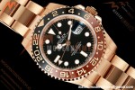 Rolex - GMT II 126715CHNR Rootbeer 40mm Gain Weight 904L Oys RG/RG Black WF JH3285 CHS