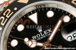 Rolex - GMT II 126711CHNR Rootbeer 40mm Oys 904L RG/SS Black QF JH3285 Free Sprung