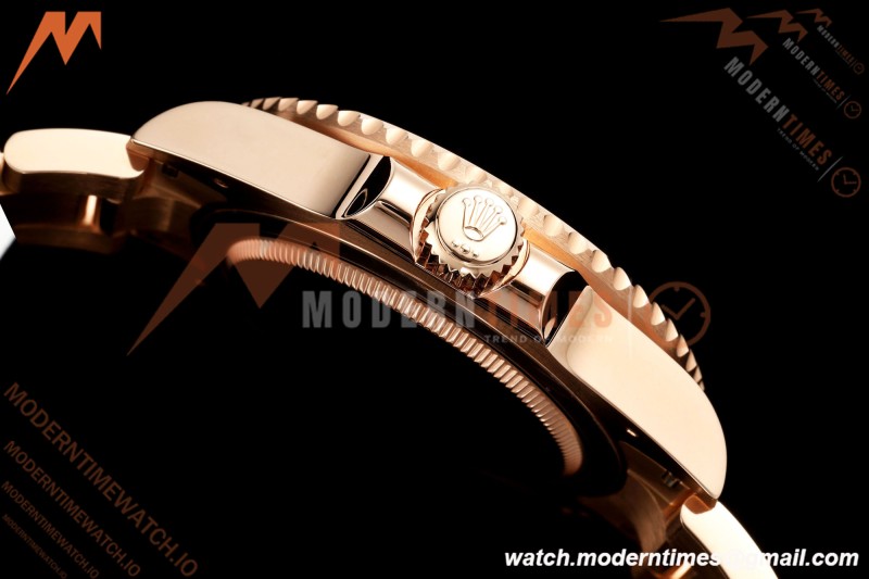 Rolex - GMT II 126715CHNR 40mm 904L Oys RG/RG Tiger Iron QF JH3285 Free Sprung