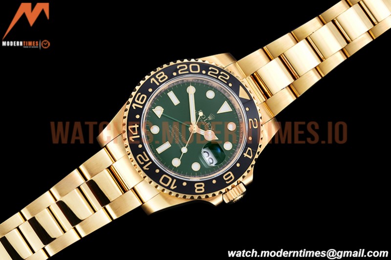 Rolex - GMT II 116718LN 904 Wrp YG/YG Grn KF VR3186 CHS
