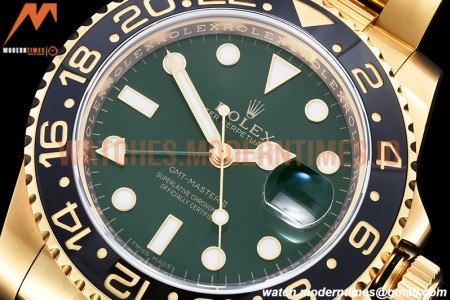 Rolex - GMT II 116718LN 904 Wrp YG/YG Grn KF VR3186 CHS