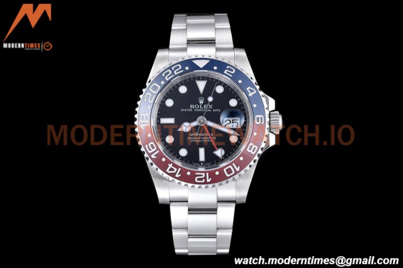 Rolex - GMT II 126710BLRO Oys 40mm 904L SS/SS Black EWF VR3285 CHS