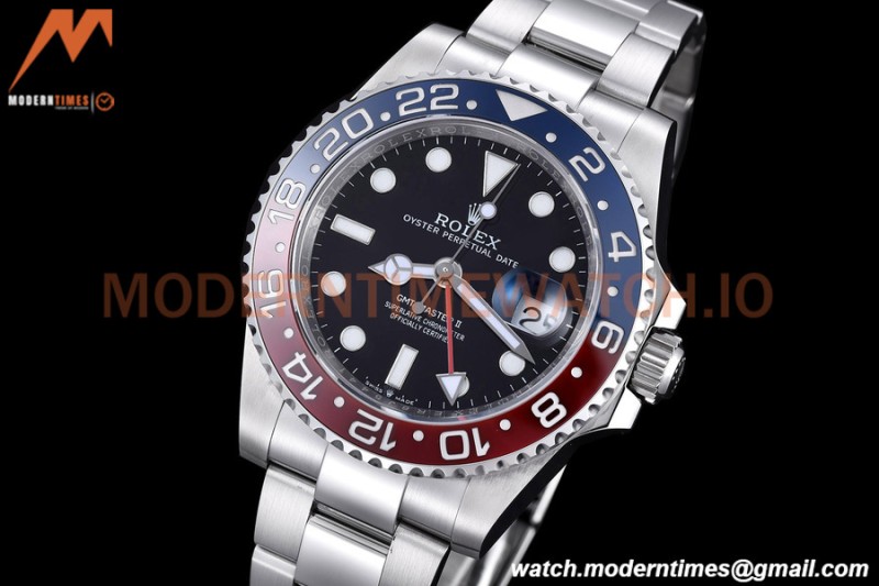 Rolex - GMT II 126710BLRO Oys 40mm 904L SS/SS Black EWF VR3285 CHS