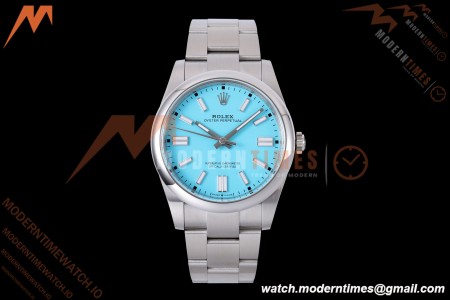 Rolex - Oyster Pert. 41mm 124300 SS/SS Turquoise Blue VF DD3230 | 롤렉스 - 오이스터 퍼페추얼 41mm 124300 스테인리스 스틸/스테인리스 스틸 터콰이즈 블루 VF DD3230