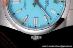Rolex - Oyster Pert. 41mm 124300 SS/SS Turquoise Blue VF DD3230