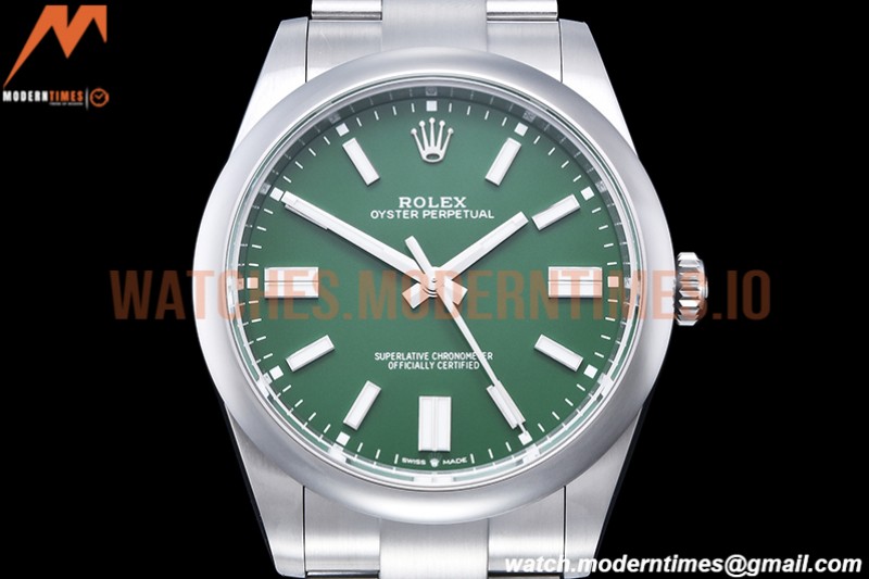 Rolex - Oyster Pert 41mm 124300 Oys SS/SS Green VSF VS3235