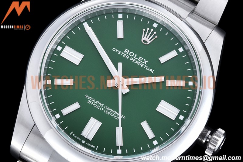 Rolex - Oyster Pert 41mm 124300 Oys SS/SS Green VSF VS3235