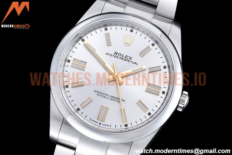 Rolex - Oyster Pert 41mm 124300 Oys SS/SS Silv VSF VS3235