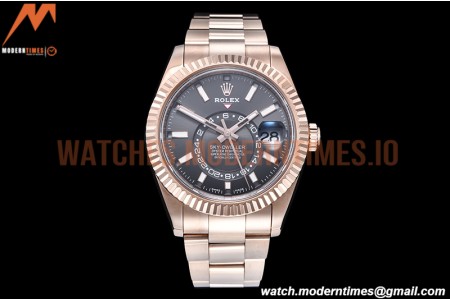 Rolex - Skydweller 326935 RG/RG Grey Noob Asian 23J