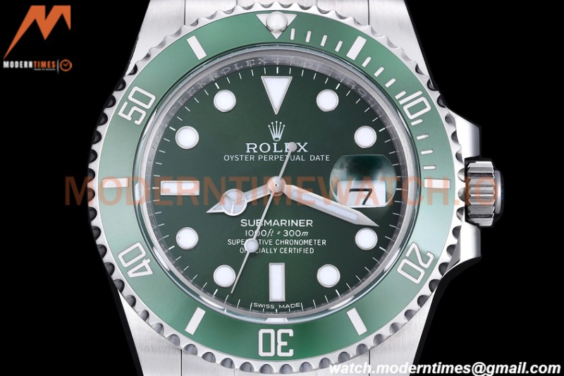 Rolex - Submariner 40mm 116610LV 904L SS/SS Green ZF VR3135