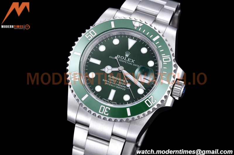 Rolex - Submariner 40mm 116610LV 904L SS/SS Green ZF VR3135