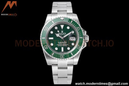 Rolex - Submariner 40mm 116610LV 316L SS/SS Green ZRF A3135