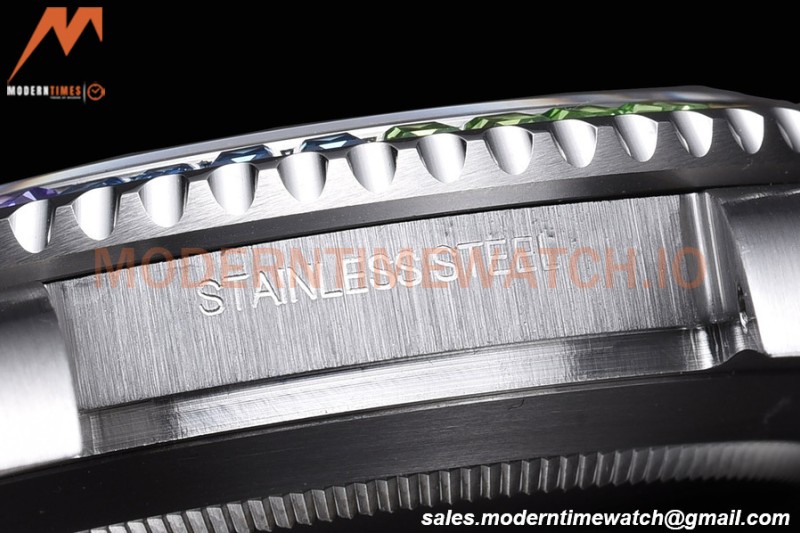 Rolex - Submariner 40mm Blaken Pink Lady SS/SS Diamond Black RAF VR3135