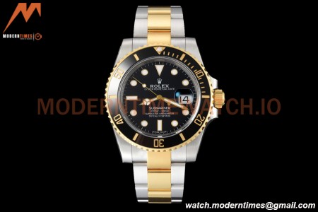 Rolex - Submariner 40mm 116613LN 904L YG/SS Black VSF VS3135