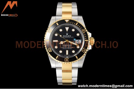 Rolex - Submariner 40mm 116613LN 904L YG/SS Black VSF VS3135