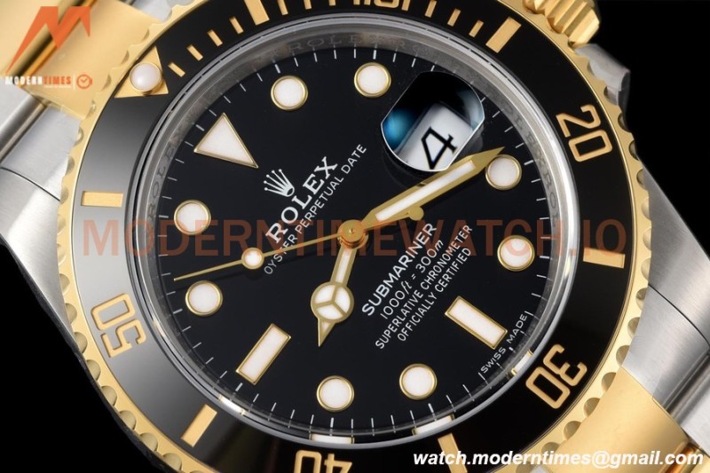 Rolex - Submariner 40mm 116613LN 904L YG/SS Black VSF VS3135