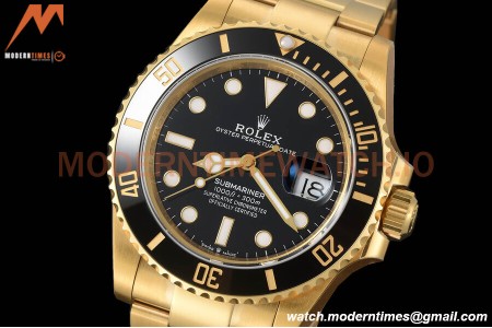 Rolex - Submariner 41mm 126618LN 904L YG/YG Black VSF VS3235