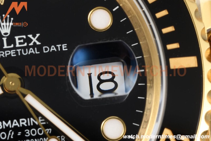 Rolex - Submariner 41mm 126618LN 904L YG/YG Black VSF VS3235