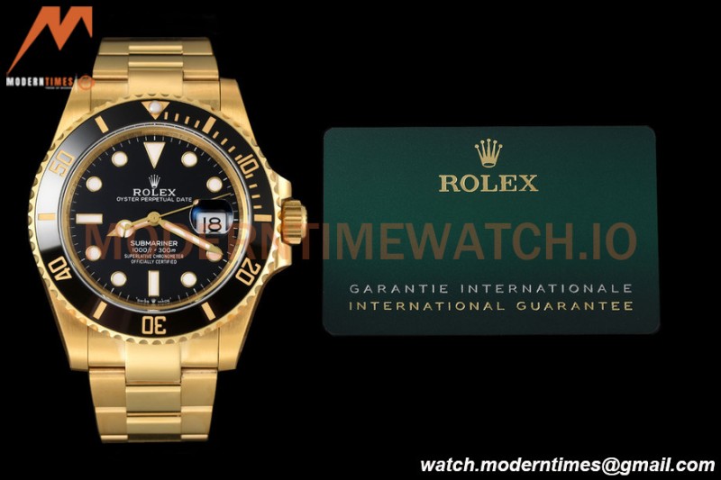 Rolex - Submariner 41mm 126618LN 904L YG/YG Black VSF VS3235