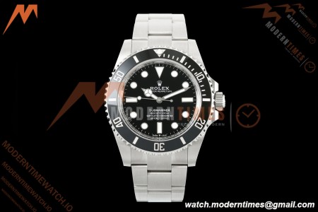 Rolex - Submariner 124060 No Date 904L 41mm SS/SS Black THBF SH3230
