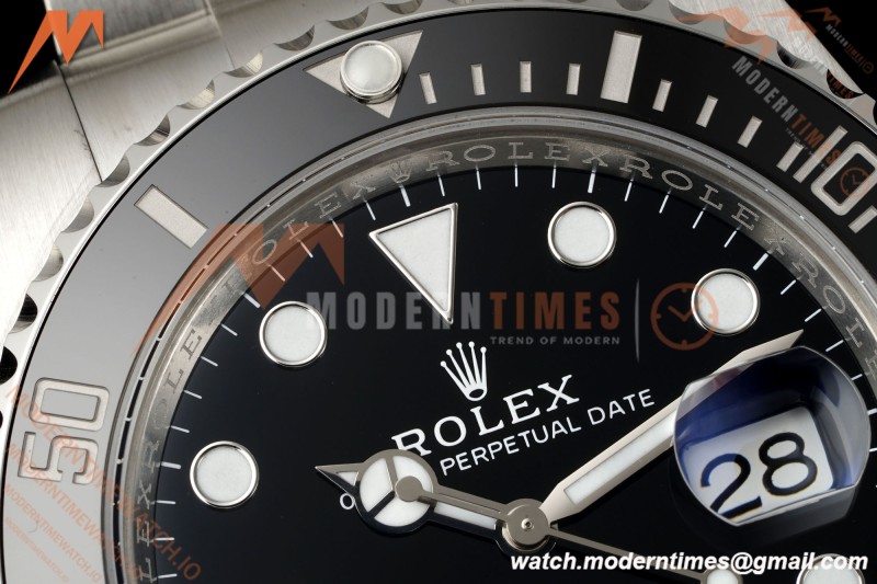 Rolex - Submariner 126610LN 904L 41mm SS/SS Black RWF DD3235 Free Sprung