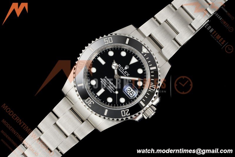 Rolex - Submariner 126610LN 904L 41mm SS/SS Black RWF DD3235 Free Sprung