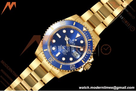 Rolex - Submariner 126618LB 41mm Gain Weight 904L YG/YG Blue WF JH3235