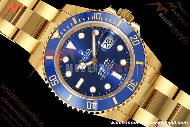 Rolex - Submariner 126618LB 41mm Gain Weight 904L YG/YG Blue WF JH3235
