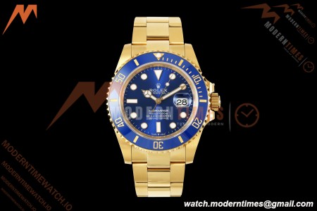 Rolex - Submariner 126618LB 41mm Gain Weight 904L YG/YG Blue WF JH3235