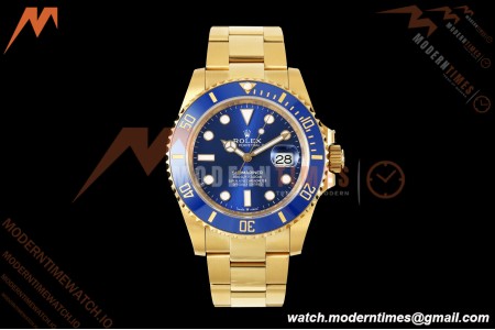 Rolex - Submariner 126618LB 41mm Gain Weight 904L YG/YG Blue WF JH3235