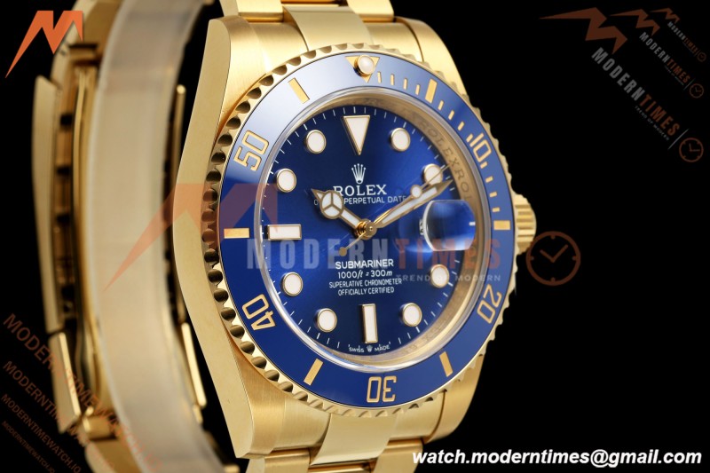 Rolex - Submariner 126618LB 41mm Gain Weight 904L YG/YG Blue WF JH3235