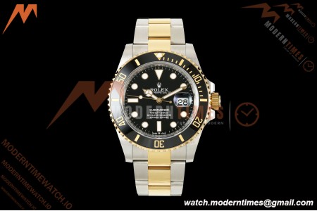 Rolex - Submariner 41mm 126613LN Gain Weight 904L YG/SS Black WF JH3235