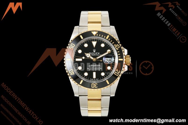 Rolex - Submariner 41mm 126613LN Gain Weight 904L YG/SS Black WF JH3235