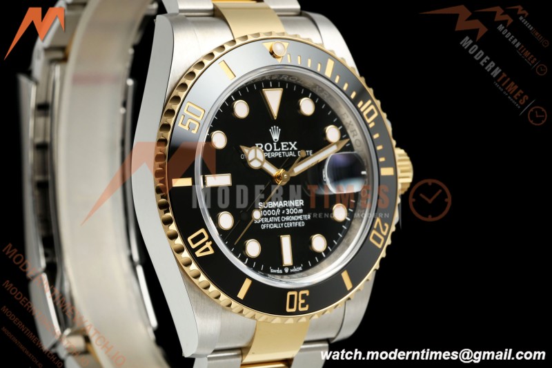 Rolex - Submariner 41mm 126613LN Gain Weight 904L YG/SS Black WF JH3235