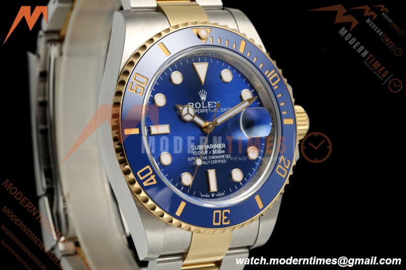 Rolex - Submariner 41mm 126613LB Gain Weight 904L YG/SS Blue WF JH3235