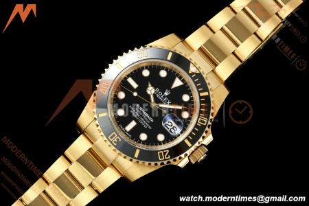 Rolex - Submariner 116618LN 40mm Gain Weight 904L YG/YG Black WF DD3135