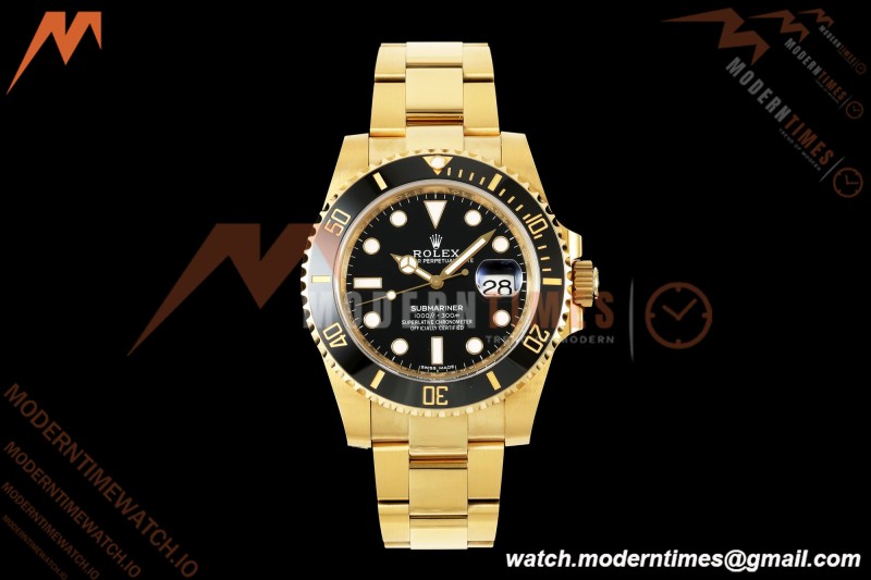 Rolex - Submariner 116618LN 40mm Gain Weight 904L YG/YG Black WF DD3135