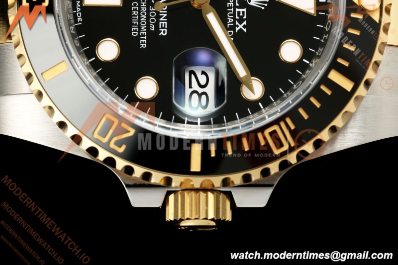 Rolex - Submariner 40mm 116613LN Gain Weight 904L YG/SS Black WF DD3135