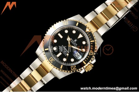 Rolex - Submariner 40mm 116613LN Gain Weight 904L YG/SS Black WF DD3135