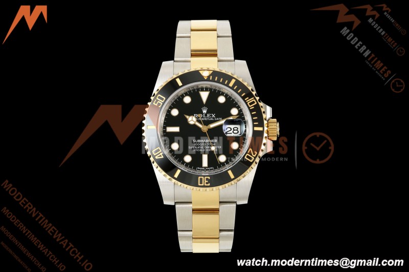Rolex - Submariner 40mm 116613LN Gain Weight 904L YG/SS Black WF DD3135