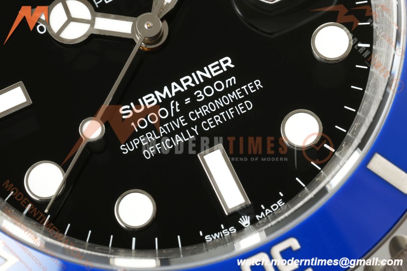 Rolex - Submariner 126619LB 41mm 904L SS/SS Black QF JH3235 Free Sprung