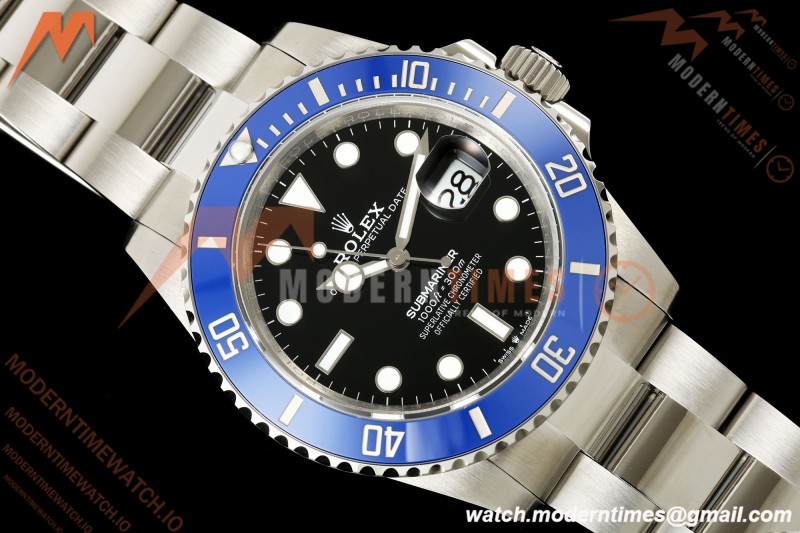 Rolex - Submariner 126619LB 41mm 904L SS/SS Black QF JH3235 Free Sprung