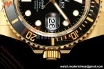 Rolex - Submariner 126618LN 41mm 904L YG/YG Black QF JH3235 Free Sprung
