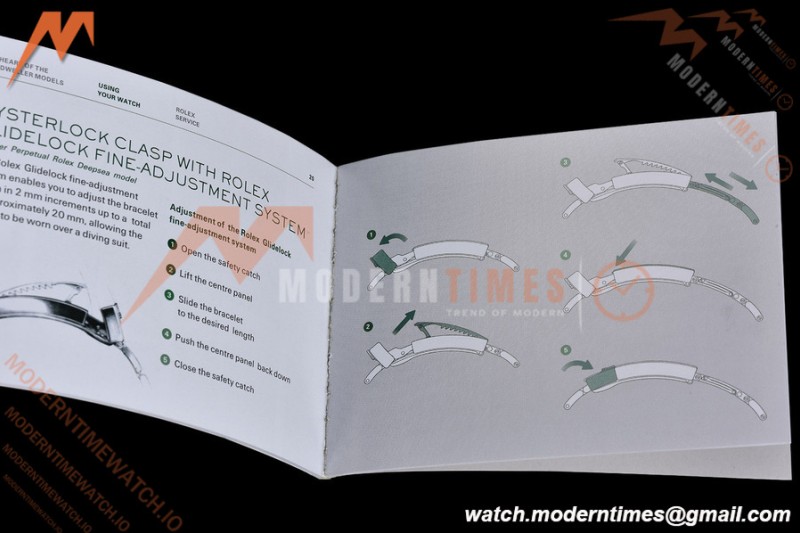 Rolex - Watch Box Set 2025 New Edition 1:1 Top Version with Pamphlet, Card and Tags