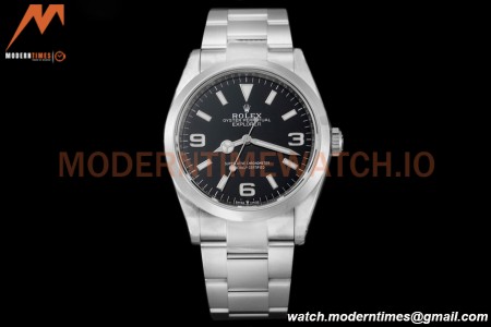 Rolex - Explorer 1 124270 36mm 904L SS/SS Black SBF VS3230