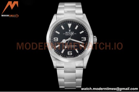 Rolex - Explorer 1 124270 36mm 904L SS/SS Black SBF VS3230