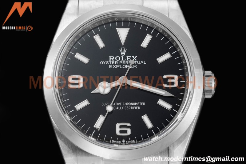 Rolex - Explorer 1 124270 36mm 904L SS/SS Black SBF VS3230