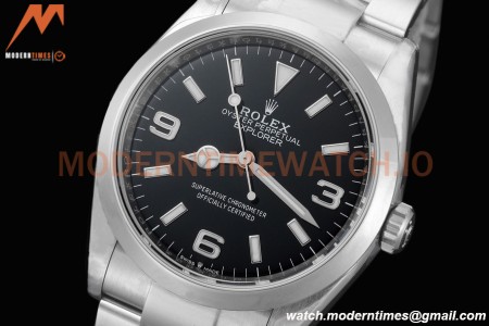 Rolex - Explorer 1 124270 36mm 904L SS/SS Black SBF VS3230